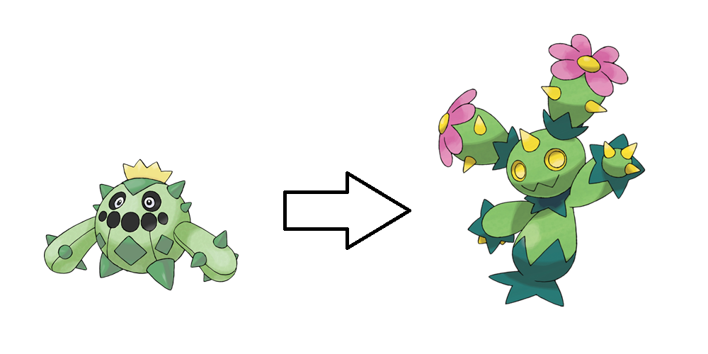 Pokémon que parece evoluir de outro